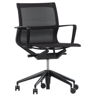 Vitra Physix Bureaustoel Zwart Onderstel Trioknit Black Pearl Vitra Physix Bureaustoel Zwart Onderstel Trioknit Black Pearl