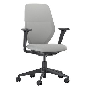 Vitra ACX Mesh 3D Bureaustoel Zwart Onderstel Stone Grey