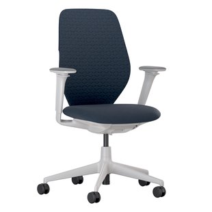 Vitra ACX Soft 3D Bureaustoel Grijs Onderstel Dark Blue Vitra ACX Soft 3D Bureaustoel Grijs Onderstel Dark Blue
