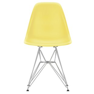 Vitra Eames DSR Stoel Verchroomd Onderstel Citron