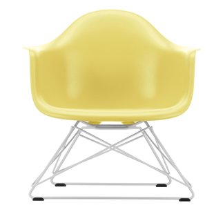 Vitra Eames LAR Loungestoel Wit Onderstel Citron