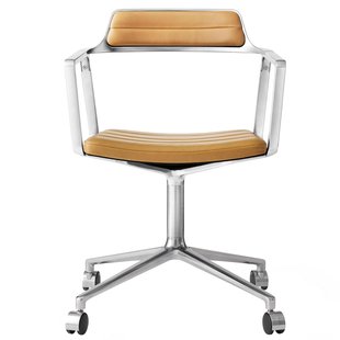 VIPP Vipp452 Bureaustoel Met Wielen Sand