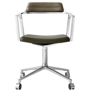 VIPP Vipp452 Bureaustoel Met Wielen Bosco Groen