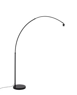 Artdelight Bogota - staanlamp - Ø 45 x 250 x 220 cm - zwart marmer