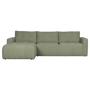 Vtwonen Bar 3-zits Bank Met Chaise Longue Links Groen