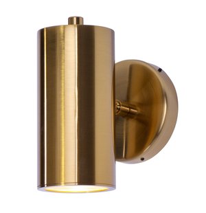 Maxlight Varsovia - wandverlichting - 8 x 17 x 16 cm - messing