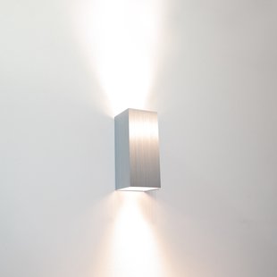 Artdelight Dante - wandverlichting - 6,7 x 6,7 x 15,4 cm - aluminium