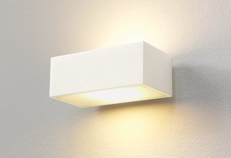 Artdelight Eindhoven100 - buiten wandverlichting - 13 x 8,2 x 5 cm - 2 x 5W dimbare LED incl. - IP54 - wit