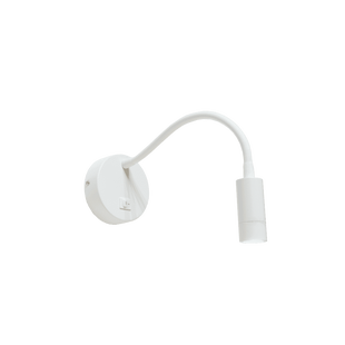 Artdelight Flexi-C - wandverlichting met schakelaar - Ø 10 x 34 cm - 3W LED incl. - wit