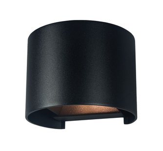 Artdelight Gyro - wandlamp - 9,7 x 13 x 11,2 cm - zwart