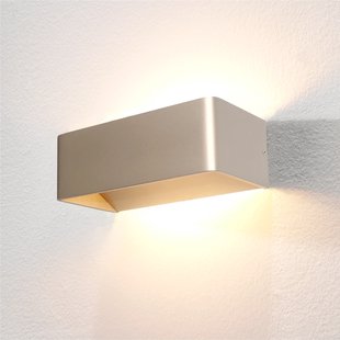Artdelight Mainz - wandverlichting - 20 x 10 x 7 cm - 2 x 3W dimbare LED incl. - champagne