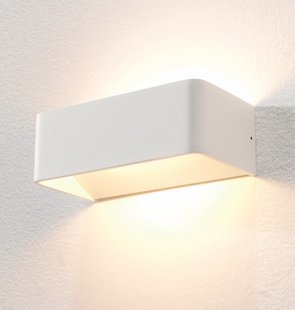 Artdelight Mainz - wandverlichting - 20 x 10 x 7 cm - 2 x 3W dimbare LED incl. - wit
