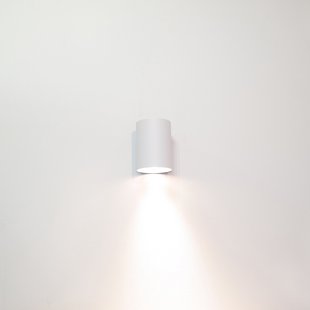 Artdelight Roulo1 - wandverlichting - Ø 6,4 x 9 cm - wit