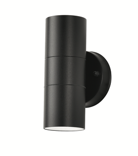 Artdelight Shane - wandverlichting - Ø 6 x 16 cm - IP44 - zwart