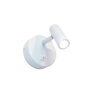 Artdelight Simply - wandlamp met schakelaar - 11,5 x 8 x 10 cm - 3W LED incl. - wit