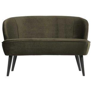 WOOOD Sara Bankje Fluweel Groen