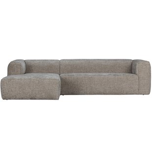 WOOOD Bean Bank Met Chaise Longue Links Grove Melange Travertin