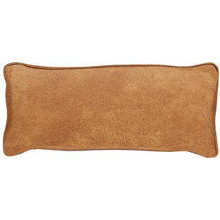 WOOOD Bean Kussen Leer Cognac