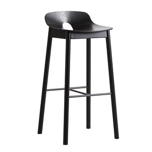 Woud Mono Barkruk 75 Back Painted Ash