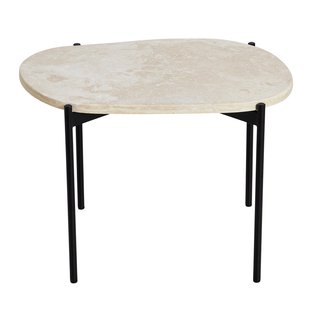 Woud La Terra Bijzettafel Medium Ivory Travertine