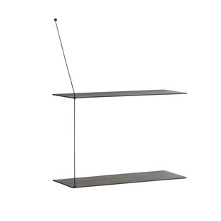 Woud Stedge Wandplank 60 Black Painted Oak