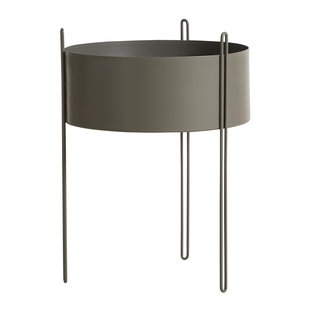 Woud Pidestall Plantenbak Large Taupe
