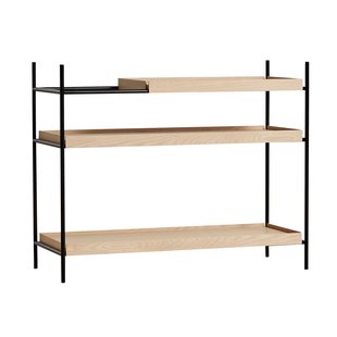 Woud Tray Shelf Stellingkast Low Style 1