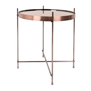 Zuiver Cupid Bijzettafel Koper 43x43 Zuiver Cupid Bijzettafel Koper 43x43