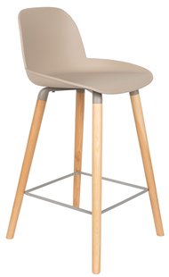 Zuiver Albert Kuip Barkruk 65cm Taupe Zuiver Albert Kuip Barkruk 65cm Taupe