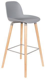 Zuiver Albert Kuip Barkruk 75cm Lichtgrijs Zuiver Albert Kuip Barkruk 75cm Lichtgrijs