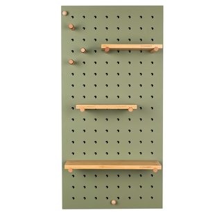 Zuiver Pegboard Bundy Wanddecoratie Groen