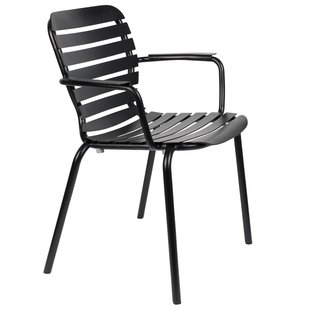 Zuiver Vondel Tuinstoel Met Armleuning Zwart