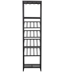 Zuiver Cantor Wijnkast Small Zwart