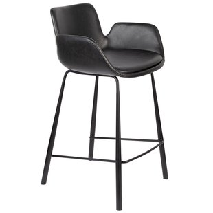 Zuiver Brit Barkruk Ll Zwart