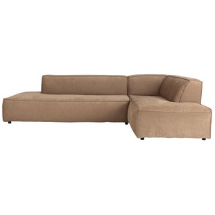 Zuiver Fat Freddy Bank Met Chaise Longue Rechts Caramel