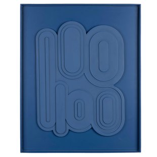 Zuiver August Schilderij Hout Donkerblauw