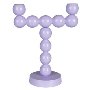 Zuiver Bubbles Two Kandelaar Lila