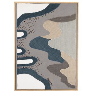 Zuiver Coastal Schilderij Stof 75x104