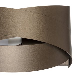 Euluna wandlamp Tornado, koffiebruin