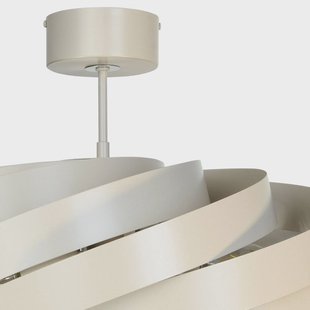 Euluna plafondlamp Vento, beige, Ø 60 cm