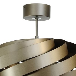 Euluna Vento plafondlamp, koffiebruin, Ø 60 cm