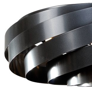 Euluna Vento plafondlamp, antraciet, Ø 60 cm