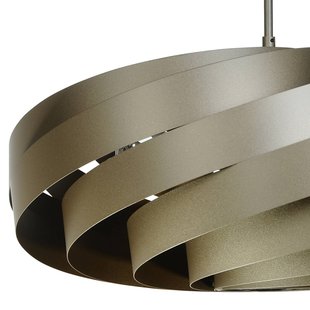 Euluna Vento plafondlamp, koffiebruin, Ø 50 cm