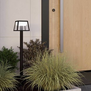 EGLO LED tuinpadverlichting Altilia, hoogte 106 cm, zwart, sensor