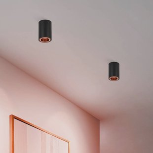 EGLO LED plafondlamp Carosso-Z, zwart, CCT, RGB