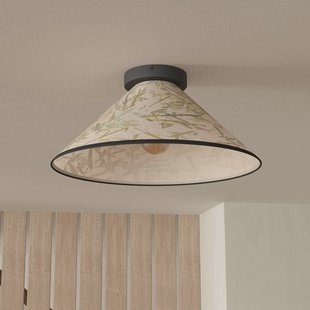 EGLO Oxpark plafondlamp, Ø 42 cm, groen/wit/zwart, stof