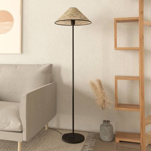 EGLO Oxpark vloerlamp, 146,5 cm, groen/wit/zwart