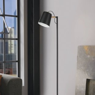 EGLO Vloerlamp Lacey, hoogte 159,5 cm, zwart, staal