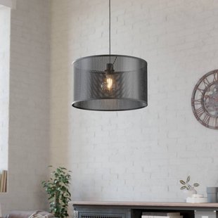 EGLO Hanglamp Manby, Ø 45 cm, zwart, staal