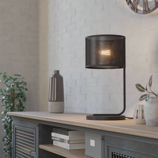 EGLO Manby tafellamp, hoogte 48,5 cm, zwart, staal